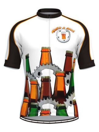 Купить 2021 Retro Gears&Beer Summer Cycling Short sleeve Jersey