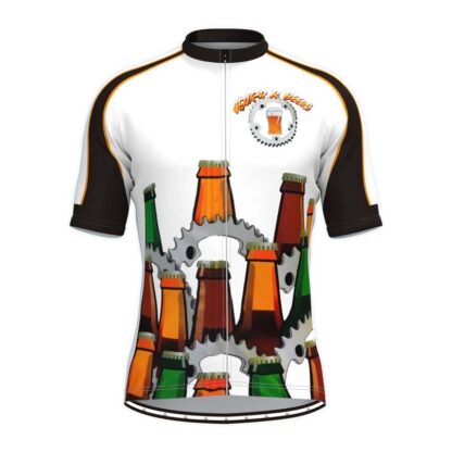 Купить 2021 Retro Gears&Beer Summer Cycling Short sleeve Jersey