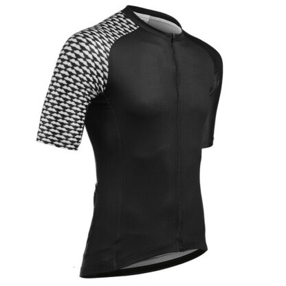 Купить 2021 Black Men's Cycling Short Sleeve Tops Jersey Bike Riding Shirt Jerseys Outfits