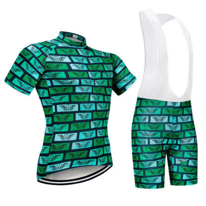Купить 2021 Road MTB Cycling Mens Jersey Bibs Shorts Kits Short Sleeve Clothing Set