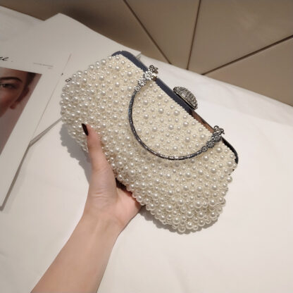 Купить 2021 ladies' bag evening dress cheongsam with pearl handbag