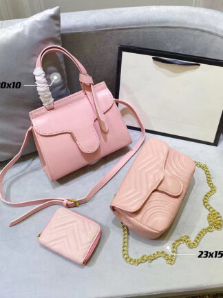 Купить 3-piece set Handbags Women Designers Bags Wallet Handbag purse Crossbody Soho Disco Shoulder Fringed Messenger Bag Combination package 06