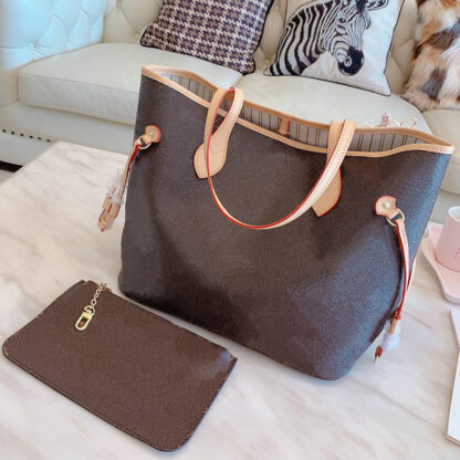Купить Two Pieces Sets Fashion Handbags Top Quality Women Handbag Woman Luxurys Designers Bag Shoulder Bags Designer Brand Leather Bag with Wallet