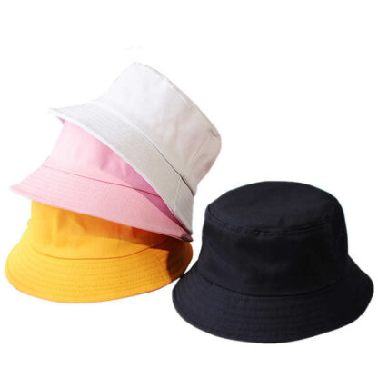 Купить Sparsil Unisex Summer Foldable Bucket Hat Women Outdoor Sunscreen Cotton Fishing Hunting Cap Men Basin Chapeau Sun Prevent Hats Q0811