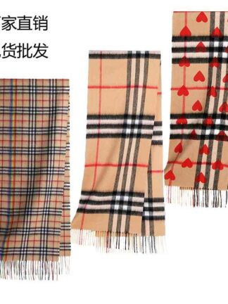 Купить Group purchase Babari British cashmere scarf women's autumn and winter men's Bager Bib