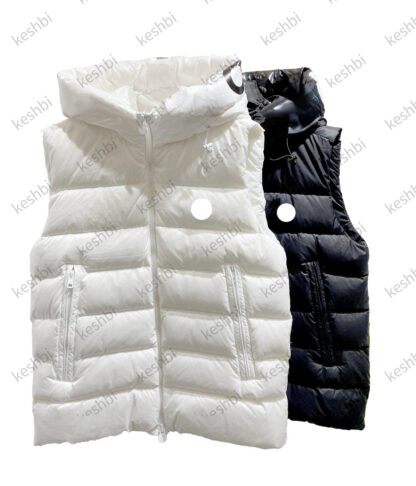 Купить Fashion Men's Winter Warm Down Vest Jacket Luxury Designer High Quality Casual Puffer Vests Sleeveless Coat