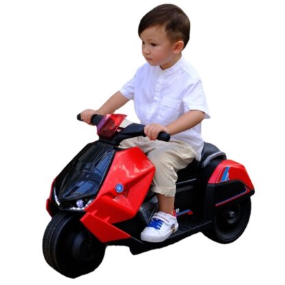 Купить New Children's Electric Motorcycle Three-wheeled Motorbikes Remote Control Toy Car Boys and Girls Ride on Electric Car for Kid