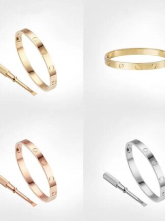 Купить 50%off Titanium Bangle Bracelet For Lover Fashion Wedding Bangles Rose Gold Thanksgiving Day Bracelets 4 CZ with box size 15-22 spinn