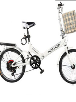 Купить Folding Bicycle 20 inch Single Speed Adult and Child Student's Shock-free Light Bicycle for Men and Women