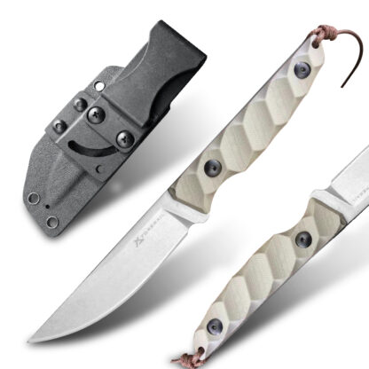 Купить Military Tactical Combat Knife with K Sheath High Hardness DC53 Steel Fixed Blade Knife Sharp Camping Hunting Knives Outdoor Hiking Survival EDC Tool G10 Handle