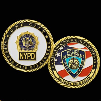 Купить Non Magnetic Crafts USA NY Police Coin Sacrifice Warriors Heroes Memorial Eagle Challenge Badge Gift
