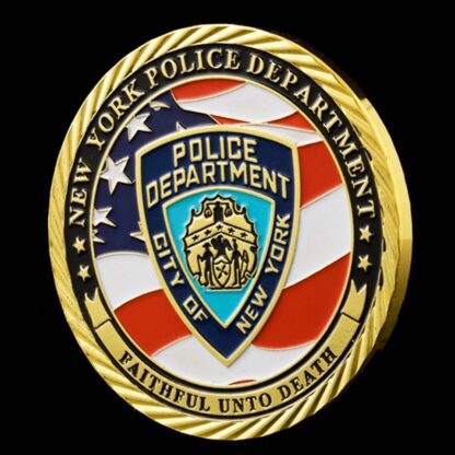 Купить 5pcs Non Magnetic Crafts USA NY Police Coin Sacrifice Warriors Heroes Memorial Eagle Challenge Badge Gift