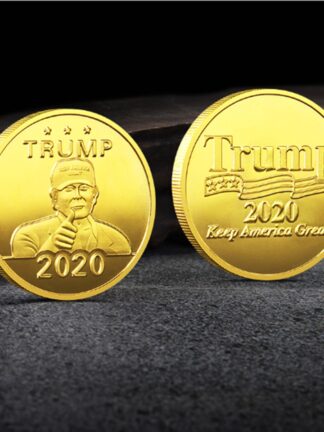 Купить Non Magnetic Craft Donald Trump President Historical Craft Badge American Keep USA Great Gold Plated Souvenir Coin