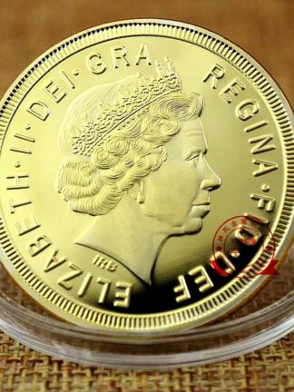 Купить Non Magnetic Crafts 2013 Elizabeth II CollectionCommemorative Gold Plated Coins For Business Gifts Creative Gift