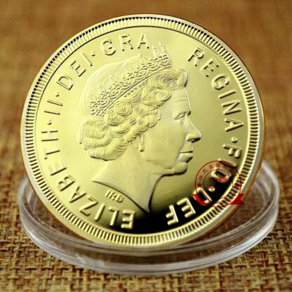 Купить Non Magnetic Crafts 2013 Elizabeth II CollectionCommemorative Gold Plated Coins For Business Gifts Creative Gift