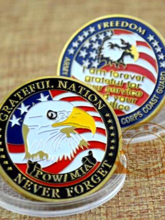 Купить Non Magnetic Challenge Coin USA Army Navy Air Force Marine Corps Coast Guard Freedom Eagle Gold Plated Craft For Collection