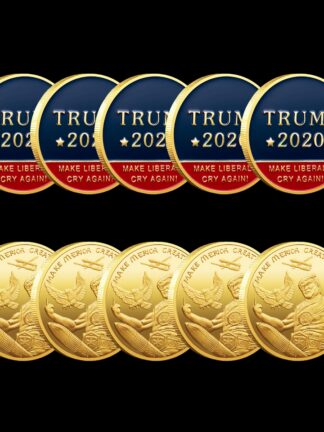 Купить 5pcs Non Magnetic US President Trump Craft Badge Make American Great Liberals Cry Again Gold Plated Souvenir Coin
