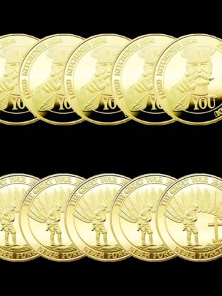 Купить 5pcs Non Magnetic Challenge Craft You Never Forget The Graet War 1914-19118 Lord Kttchener Gold Plated Army Military Coin