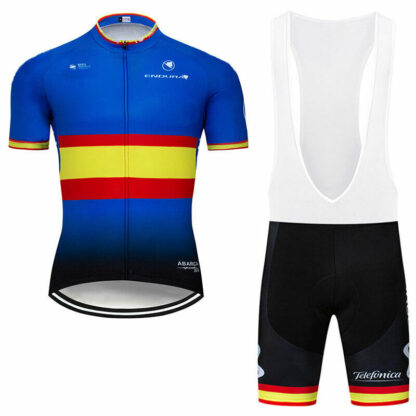 Купить 2021 Men's Cycling Jersey Bike Bib Shorts Shirt Brace Padded Pants Set Kits Wear