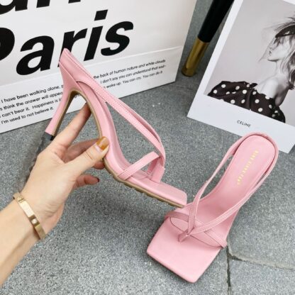 Купить 2021 spring and summer candy color women's shoes with thin belt