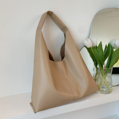 Купить Tot women's bag large capacity handbag 2021 new texture fashion trend armpit simple Bucket Bags