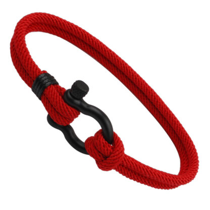 Купить Fashion Hand Knitting Cord Link Simple Bow Shackle Bracelet High Quality Milan Line Bracelets