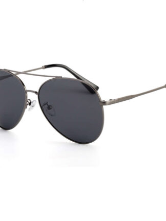 Купить 2021 new HD Polarized Sunglass men 3054 double beam metal toad glass pilot Classic Sunglass men