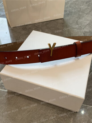 Купить Genuine Leather Belt For Women Fashion Men Designer Belts Letter Buckle Womens Luxury Waistband Cintura Ceintures Belt 2.8 Width Good