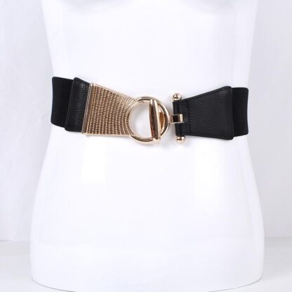 Купить Belts Women's Waistband Fashion Simple Leisure Cowhide Belt Elastic Accessories Dress Sweater Coat Wide