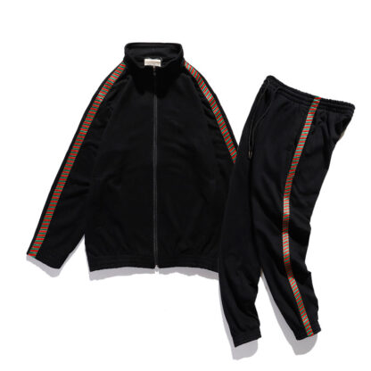 Купить 2022 Fashion Men's Tracksuits Sportswear Two Piece Set Men Jackets Sweatpants Male Clothing Sweatsuit Sports Suits