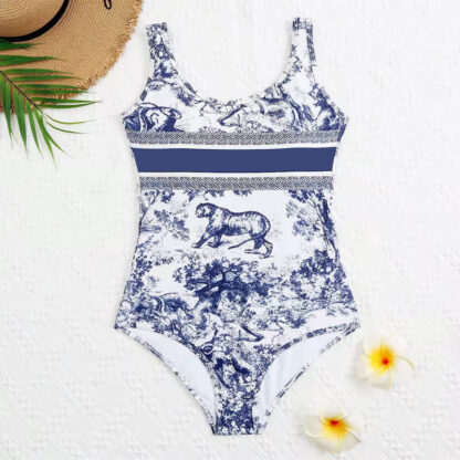 Купить Women's swimwear Top design Swimwear sexy bikini swimsuit women fashion designer letter printed one-piece swimsuits shirt two-piece cross belt pants