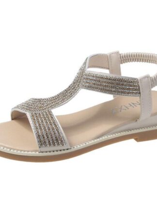 Купить 2022 Open-Toe Sandals Slippers Slides Casual-Shoes Retro Design Beach Summer Women