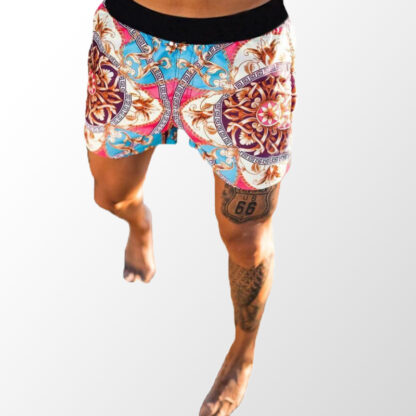 Купить summer print pantalones cortos Shorts casual style men's beach pants beauty printed trend pant