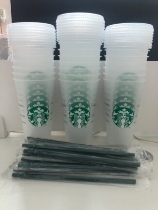 Купить Mermaid Goddess Starbucks 24oz/710ml Plastic Mugs Tumbler Reusable Clear Drinking Flat Bottom Pillar Shape Lid Straw Cups 50pcs mug