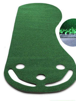Купить Custom Professional Mini Putting Golf Course Practice Carpet Training Mats Simulator Indoor Gifts Accessories Swing Trainer No Taste