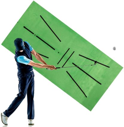 Купить Golf Practice Mini Portable Training Batting Hitting Aid Rug Mat Cushion Game Gift for Outdoor Home Garden Backyard