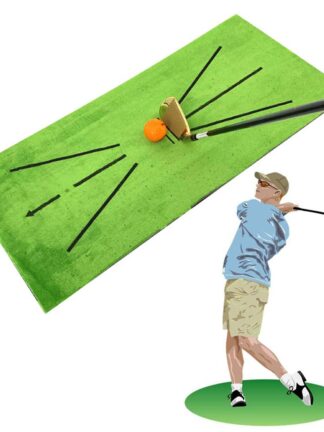 Купить Mini Golf Training Putting Mat Green Course Indoor and Outdoor Portable Game Gift Velvet Swing Aids Exercise Equipment Thickening Non-Slip Simulator