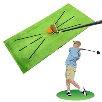 Купить Mini Golf Training Putting Mat Green Course Indoor and Outdoor Portable Game Gift Velvet Swing Aids Exercise Equipment Thickening Non-Slip Simulator