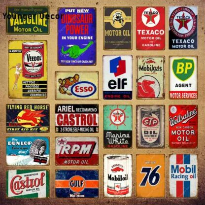 Купить Penn Motor Oil Vintage Metal Signs Retro Garage Decor Plaque Bar Pub Gas Station Decorative Plates Gastrol Wall Sticker YI-135