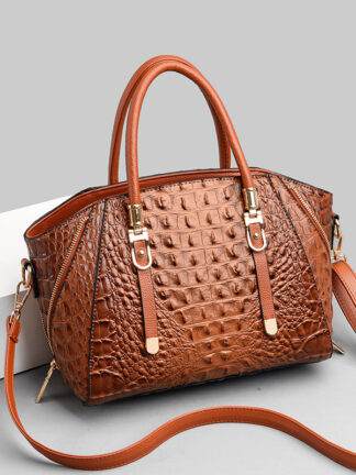 Купить 2021 new crocodile pattern women's bag fashion trend large capacity Messenger Handbag