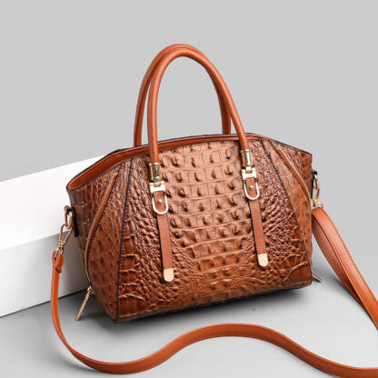 Купить 2021 new crocodile pattern women's bag fashion trend large capacity Messenger Handbag