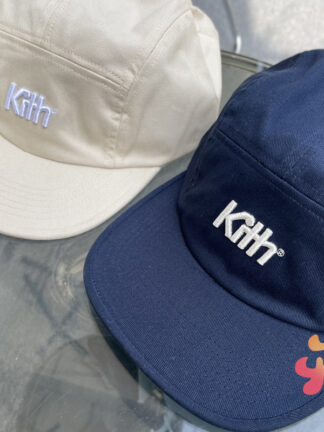 Купить New Fashion High Street Kith Caps Embroidery Baseball Cap Men's Women's Adjustable Hip-hop Tide Wild Couple Hat