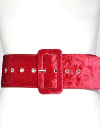 Купить Belts Wide Belt Female Dress Decorate Waistband Fashion Silver Pin Buckle Velvet Party Black Flannel Women Design