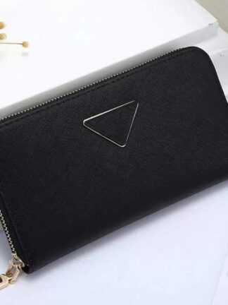 Купить Wholesale Luxurys Designer Wallet Wallets Triangle Letters Classic Long Wallets Men and Women Coin Purses Handbags