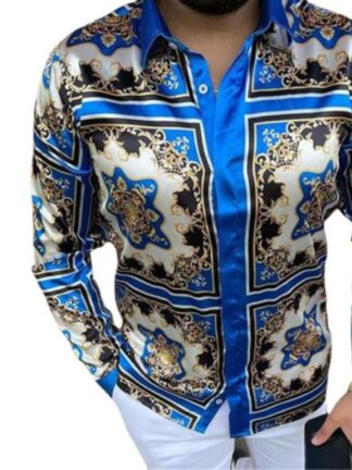 Купить Casual business affairs slim long sleeve T shirt mens top Tee print Apparel Gift for Men Tshirt printing Tshirts blouse