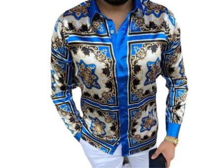 Купить Casual business affairs slim long sleeve T shirt mens top Tee print Apparel Gift for Men Tshirt printing Tshirts blouse