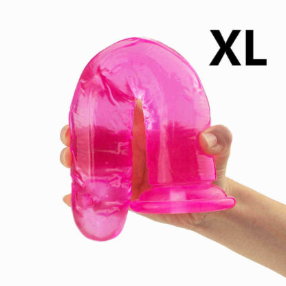 Купить 2022 adultshop Cup Dildo With Suction Erotic Realistic Dildos Jelly for Women Dildo Penis Vagina Stimulation Adult Products Q0508