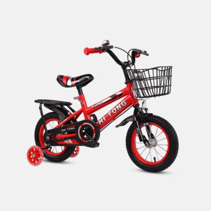 Купить 12/16inch Children Bicycle for Beginner Rider Training Kids Bike With Pedal Flashing Wheels Kids Ride Bike for Ages 3-7 Children