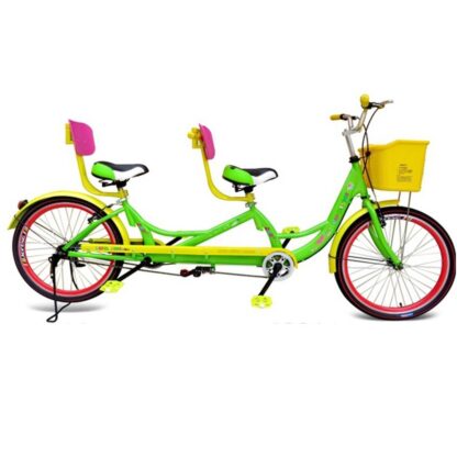 Купить Double Bicycle Lovers Parents and Children Family Travel Non-Foldable Light Sightseeing Bicycle