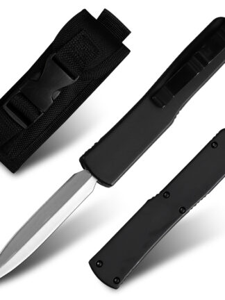 Купить MT BM D2 Steel Double Action Front Automatic Knife Button Fishing EDC Tool Military Tactical Combat Knife Camping Hunting Self Defense Gear With Nylon Scabbard